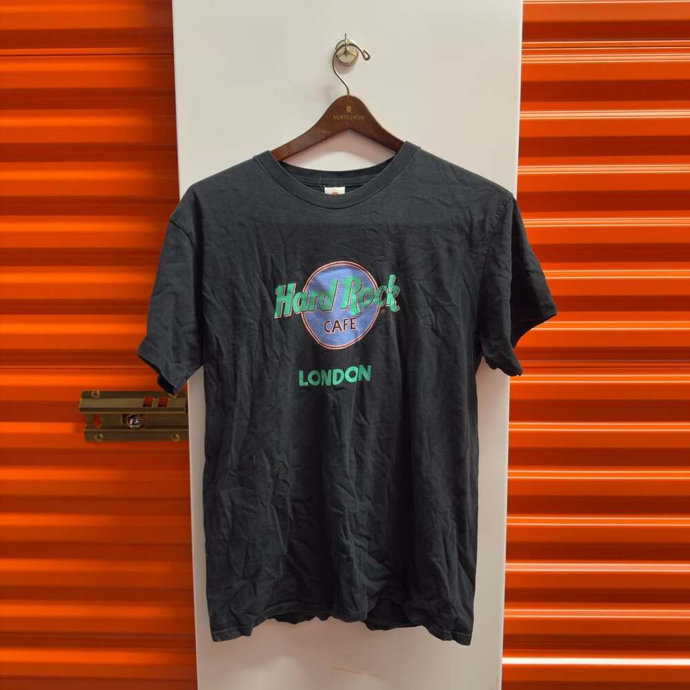 Hard Rock Cafe London Size Ex Large Black T-Shirt